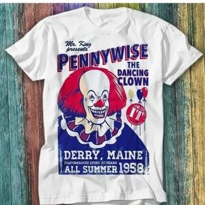 White Pennywise Graphic T-Shirt